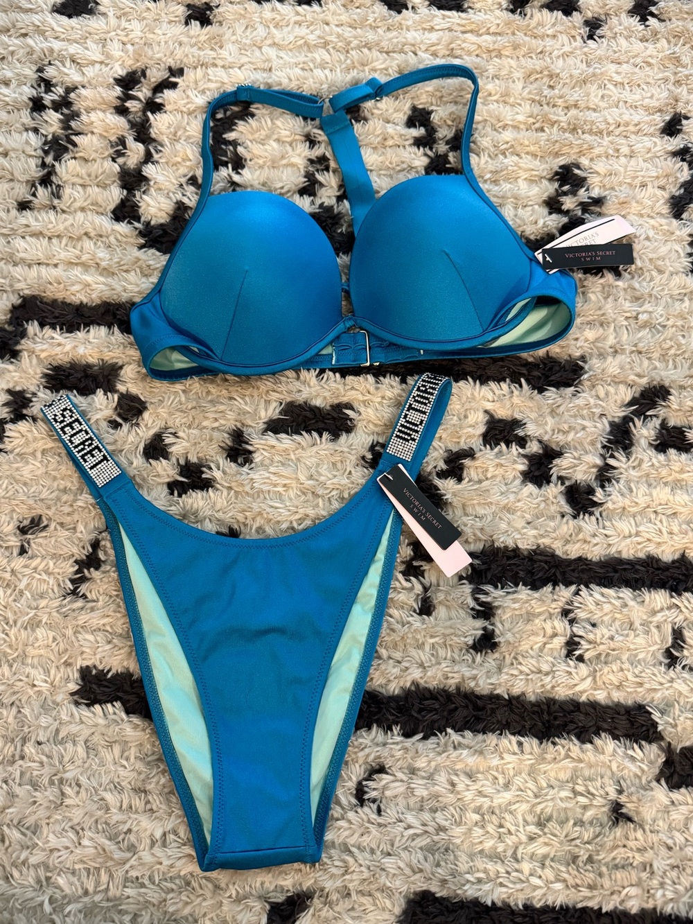 Victoria's Secret Teal Push-Up Bikini Set